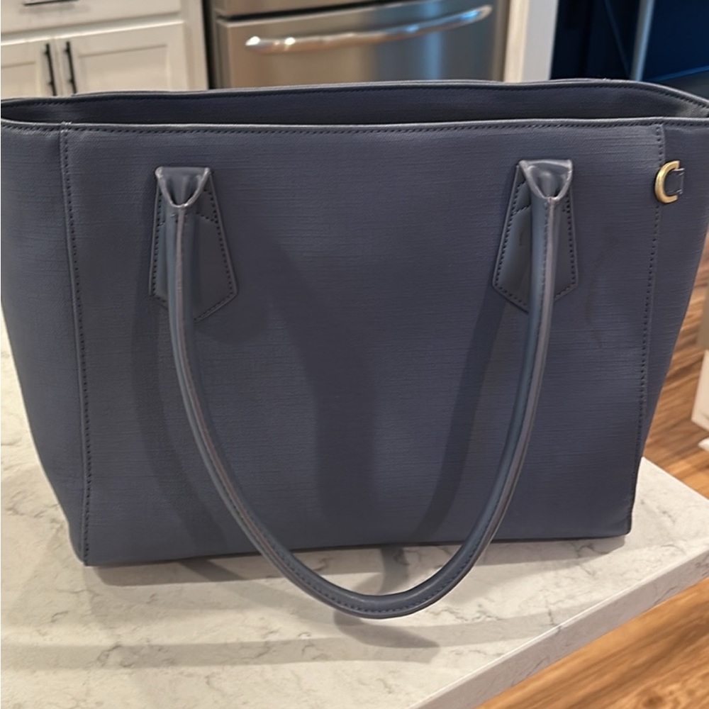 Dagne Dover Slate Blue Tote Bag